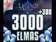 3.000 + 300 Legend Online Elmas